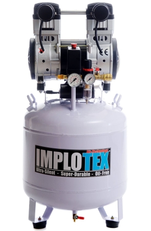 1500 W IMPLOTEX Silent-Kompressor (60 dB, 45 Liter Kessel)
