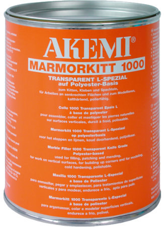 AKEMI Marmorkitt 1000 Transparent L-Spezial – 900 ml (gelartig)