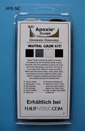 Apoxie Sculpt, Neutral Color Kit