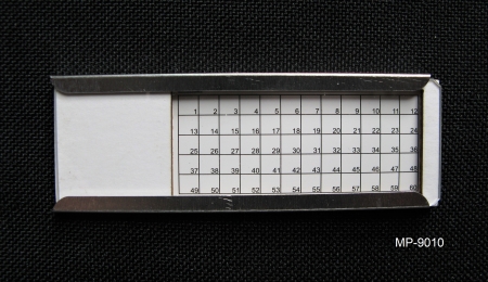 Plummerzelle mit 60 Feldern, weißer Hintergrund – 10er Pack