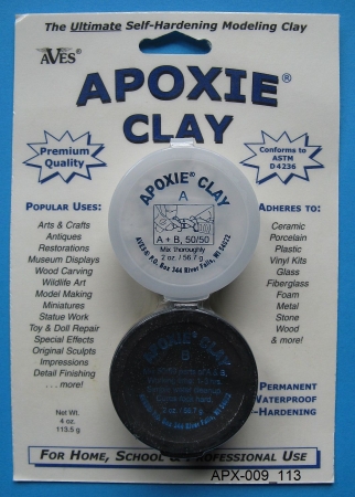 Apoxie Clay, Natur – verschiedene Größen