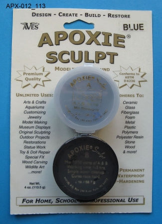 Apoxie Sculpt, Blau – verschiedene Größen