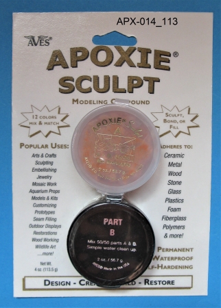 Apoxie Sculpt, Orange – verschiedene Größen