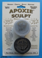 Apoxie Sculpt, Silbergrau – verschiedene Größen